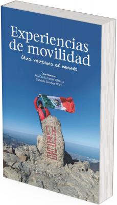 The cover features a clear, deep blue background, conveying spaciousness, freedom, and a sense of exploration. At the bottom, a photograph shows a person atop a rocky mountain, holding a Mexican flag waving in the wind. The person is dressed in red and black mountain gear, suggesting a feat of effort and personal achievement. In the center of the image is a rock with Korean inscriptions and the mountain's height (1708 m), indicating that the photograph was taken at a high point in South Korea. The title, "Mobility Experiences," is in large, white letters with a classic and elegant typeface, ensuring clarity and contrast against the blue background. Just below, the subtitle, "A Window to the World," is written in a white, handwritten font, adding a personal and dynamic touch and reinforcing the idea of ​​adventure and discovery.